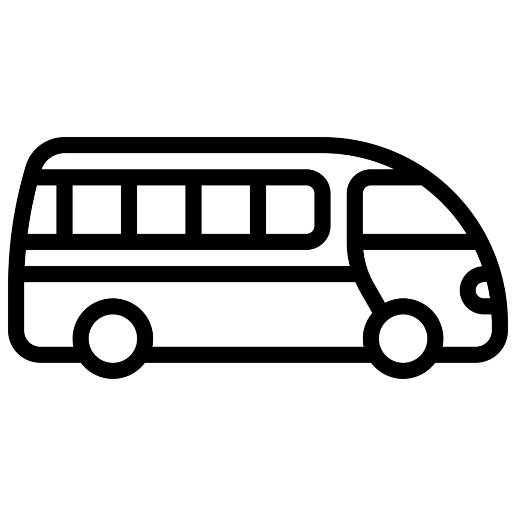 Graphic of public transit bus